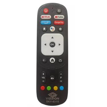 Imagem de Controle Remoto Compatível Smart Tv Vizzion Android BR32D1SA BR50GUA