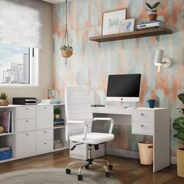 Imagem de Cadeira de Escritório Diretor Giratória Wise Branca