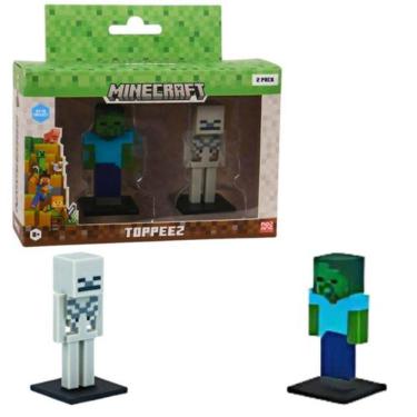 Imagem de Boneco - Minecraft Zumbie e Esqueleto MULTIKIDS