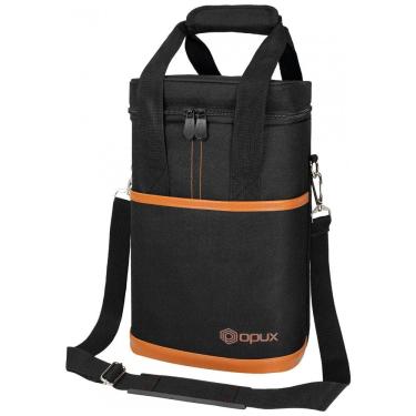 Imagem de Bolsa Térmica Para Transporte de Vinhos OPUX até 4 Garrafas, Marrom