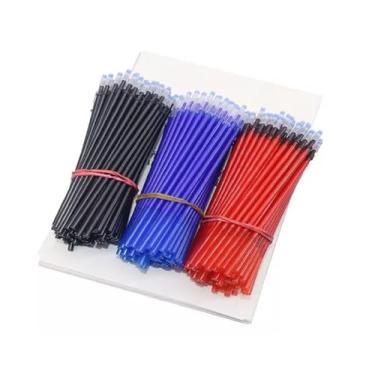 Imagem de 10 Recarga Carga Cartucho de Tinta Refil de caneta que Escreve e Apaga com Borracha e Calor, Fantasminha, para Tecído ou Papel