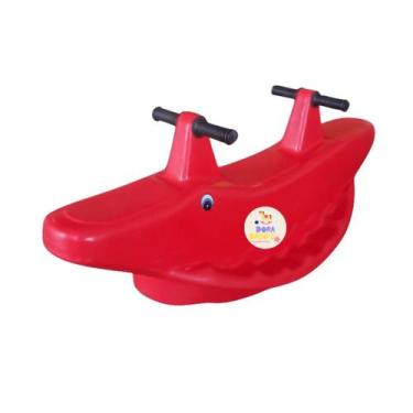 Imagem de Gangorra Infantil Jacaré 2 Lugares Colorido Envio Rapido Vermelho - Do