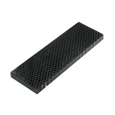 Imagem de RECHERE 1 peça de cabo de faca escamas de escamas de resina C-Tek padrão de favo de mel facas pretas material de fabricação de arma de espada 120 x 40 x 8 mm