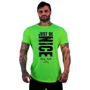 Imagem de Camiseta Longline Manga Curta MXD Just Be Nice-Masculino