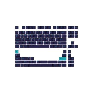 Imagem de DROP + Conjunto de teclado mecânico personalizado MiTo GMK Laser – 120 teclas, Doubleshot, Cherry Profile para 60%, 65% e layouts TKL, etc. (Synthwave)