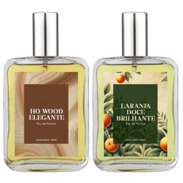 Imagem de Kit Perfume Masc. Ho Wood E Laranja Doce Brilhante 100Ml - Essência Do