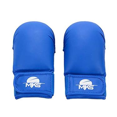 Imagem de Luva Karate Competicao Mks Azul Tam M - Mitene