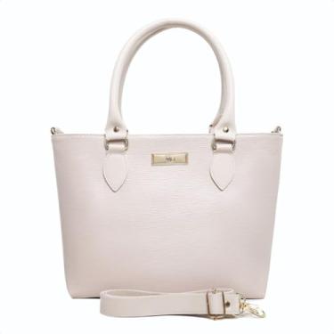 Imagem de Bolsa Feminina Lorena + Alça Removível Com Regulagem Willibags.(Gelo)