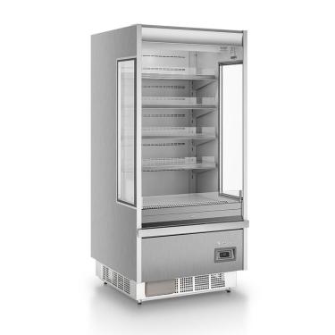 Imagem de Refrigerador Vertical Aberto 687 Litros Inox 220v Gelopar Gsto-900
