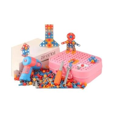 Imagem de Meninos Meninas Diy Criativo Broca Elétrica Parafuso Porca 3d Puzzle M