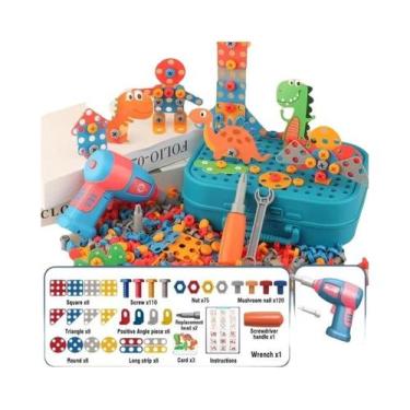 Imagem de Meninos Meninas Diy Criativo Broca Elétrica Parafuso Porca 3d Puzzle M