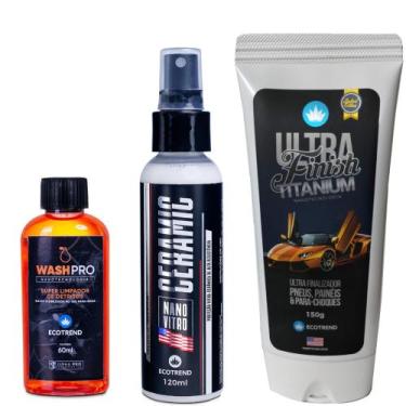 Imagem de Washpro + Ceramic Nano Vitro + Ultra Finish Finaliz ECOTREND SOUTH AME