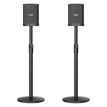 Imagem de CUUTHOO Novo Suporte De Alto-Falante Atualizado Para Bose S1 Pro Plus, Altura Ajustável Até 36,2" A 22,6", Monitores Estúdio Sem Fio, Suportes Alto-Falantes (Par), Preto