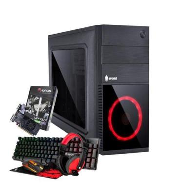 Imagem de Cpu Gamer I5 8Gb Ssd 120Gb Placa De Vídeo E Kit Evolut - Alletech