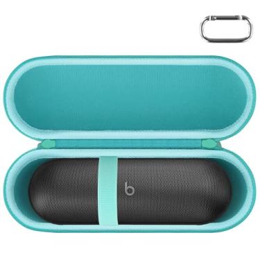 Imagem de Aenllosi Estojo Rígido Para Transporte Compatível Com Beats Pill - Caixa De Som Bluetooth Sem Fio (Somente Estojo) (Verde Menta)