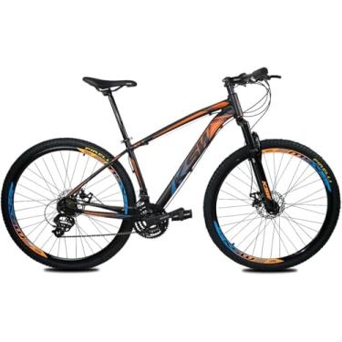 Imagem de BICICLETA ARO 29 KSW XLT COLOR - 24 VELOCIDADES (Laranja/Azul, 15)