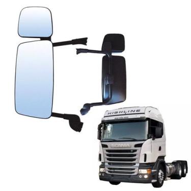 Imagem de Retrovisor Completo Scania S5 Economico Le Sem Desembaçador - Globo