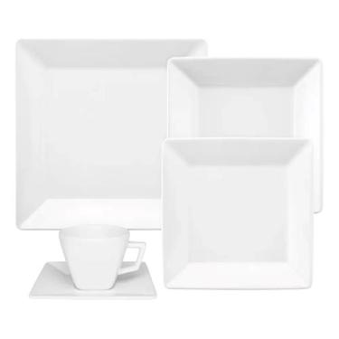 Imagem de Aparelho Jogo Jantar Louça Quartier White 20 Peças - Oxford