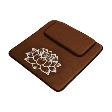 Imagem de Colaxi Almofada de meditação, conjunto de almofadas de chão, tapete quadrado para conversa, assentos de ioga para prática de oração, jogo de tabuleiro para, CafÉ