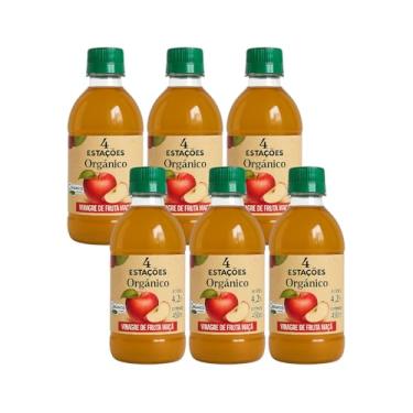 Imagem de Vinagre de Maçã Orgânico 4,2% acidez 450ml - 4 Estações