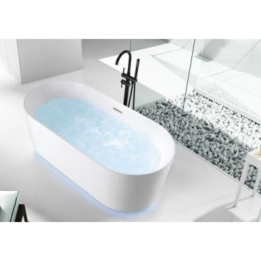 Imagem de Banheira Freestanding Imersão Viena Air Blower Led 1,5m 110V PEX