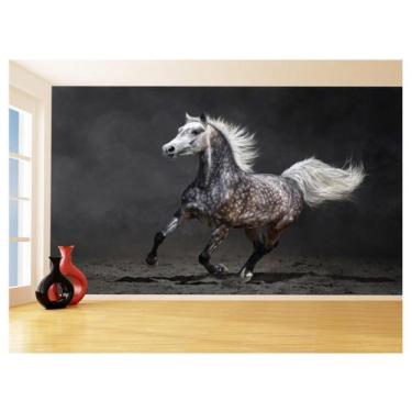 Imagem de Papel De Parede Animais Cavalo Correndo Campo 3,5M Anm351 - Você Decor