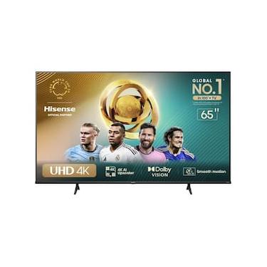 Imagem de Smart TV 65” Hisense 65A6N DLED 4K UHD HDR10+ Dolby Vision Controle por Voz Alexa AirPlay