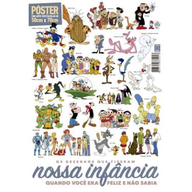 Imagem de Pôster 50cm x 70cm Desenhos da Nossa Infância - Editora Europa