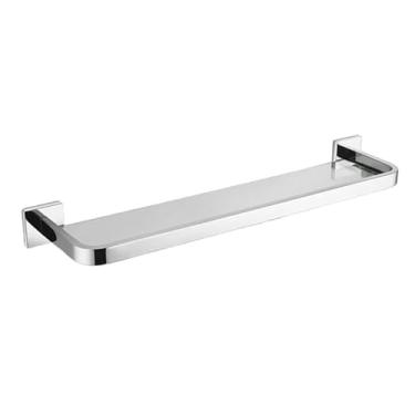 Imagem de Conjunto de acessórios para banheiro em aço inoxidável cromado, toalheiro, porta-toalhas, suporte para lenços de papel, gancho para roupão, acessórios para banheiro (rack de armazenamento)