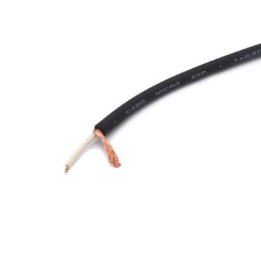 Imagem de Cabo Micro Espiralado Emborrachado 1x0.50mm - Mult Cabo - Preço Por Me