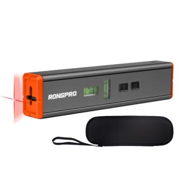 Imagem de Nível a laser portátil com linha magnética de nivelamento cruzado de 4,5 m, mini nível de torpedo para pendurar quadros de parede e escrever renovação de casa