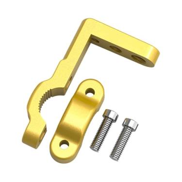 Imagem de QccHieUs Suporte para farol de carro UTV multifuncional M6, M8, M10 Suporte para espelho retrovisor leve para barra de luz, Ouro