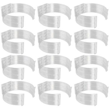 Imagem de Kit 12 Abraçadeira Impacto Para Cano Tubo 100Mm 4'' Incolor - Estrela