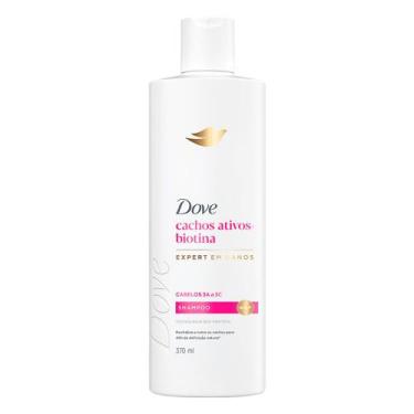 Imagem de Shampoo Dove Cachos Ativos e Biotina Expert em Danos 370ml