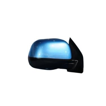 Imagem de Acessórios para carro Espelho retrovisor com tinta Lente reflexiva Shell Base Assembly 3 fios compatível com Mitsubishi ASX(3-wire blue right)