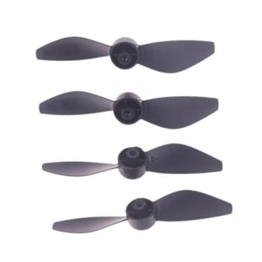 Imagem de YIJU 4 peças de hélice preta quadricóptero para avião de brinquedo modelo peças de reposição de alto desempenho acessórios de fácil instalação