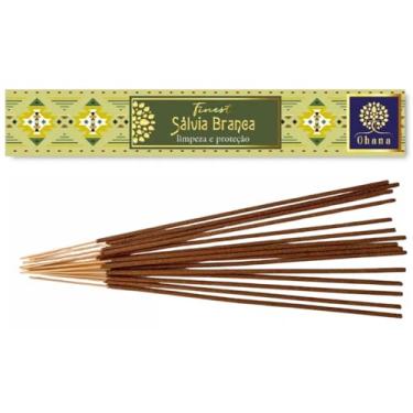 Imagem de Incenso Ohana Finest Diversas Fragrâncias Caixa C/ 15 Vareta Fragrância Sálvia Branca - Oferta