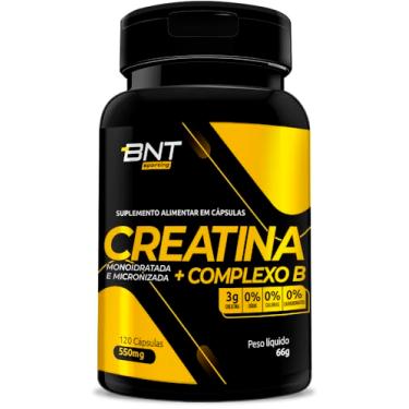 Imagem de Creatina + Complexo B Suplemento Alimentar 120 Cápsulas 500mg