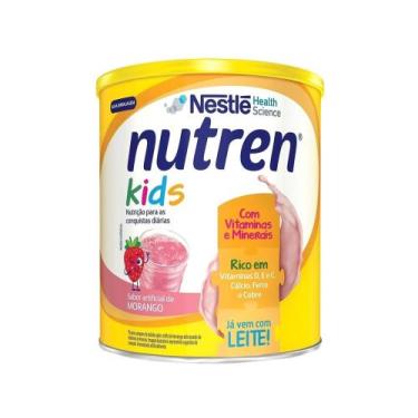 Imagem de Suplemento Alimentar Infantil Nestlé Nutren Kids - Morango 350g