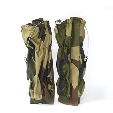 Imagem de Polainas de cobra camufladas para homens e mulheres, polainas de perna ajustáveis à prova d'água para caminhadas, caça, trilha, mochila, esqui, escalada, erva daninha, cobra guarda para pernas