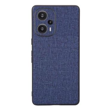 Imagem de Capas Compatível com Xiaomi Redmi Note 12 turbo,Design de padrão de tela,Pproteção completa de 360°,Pplástico macio,Proteção contra queda-Blue