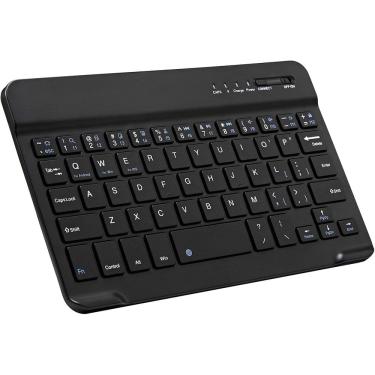 Imagem de Teclado Bluetooth Ultrafino Portátil Conexão Bluetooth Estável Sincronize rapidamente