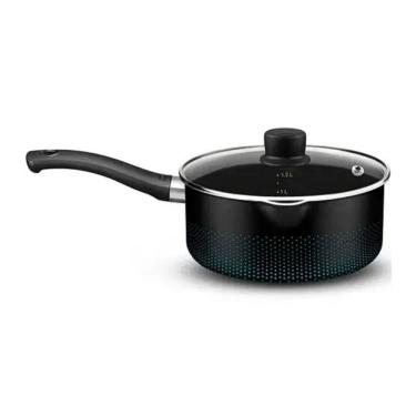 Imagem de Panela Smart Preto 18cm Antiaderente - Rochedo 