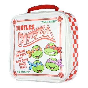 Imagem de INTIMO TMNT Lancheira Nickelodeon Teenage Mutant Ninja Turtles Forno Tartarugas Frescas Pizza Lancheira Sacola