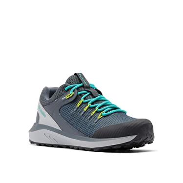 Imagem de Columbia Tênis de caminhada feminino impermeável Trailstorm, Grafite/Golfinho, 5 Wide