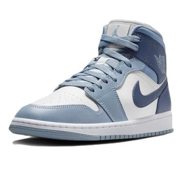 Imagem de Nike Tênis de basquete feminino, Vela/azul difuso/cinza azul, 36