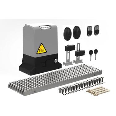 Imagem de Blütezeit Abridor De Portão Deslizante 220 V E 370 W, Motor Automático 1800 Lb Com 2 Controles Remotos Sensor Infravermelho, Kit Completo Para Operador Entrada Automóveis Elétrico 1/2 Hp Portões Até