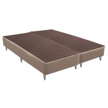 Imagem de Base Sommier Linho Queen 158x198x23cm Ortobom
