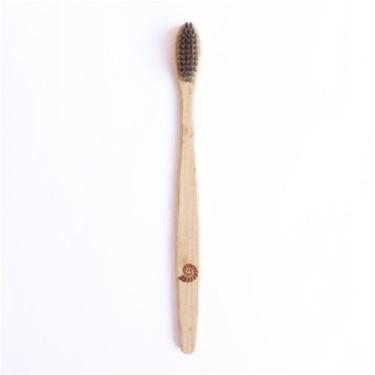 Imagem de Kit 50 Escovas de Bambu Carvão - Canudo