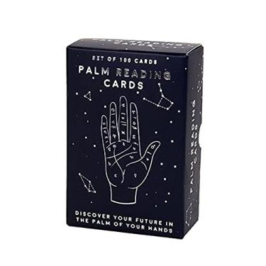 Imagem de Gift Republic Palm Reading Cards Palmistry Card Pack 100 Guidance Cards Mystic Gift Idea Palm Reading Cards for Beginners Fortune Telling Divination Gift